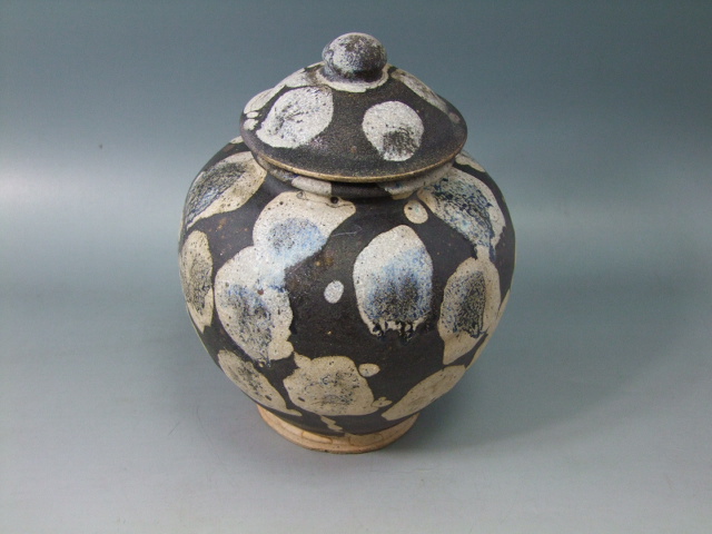 唐代花斑罐,几十个抱斑少见 高古瓷器 雅昌艺术论坛